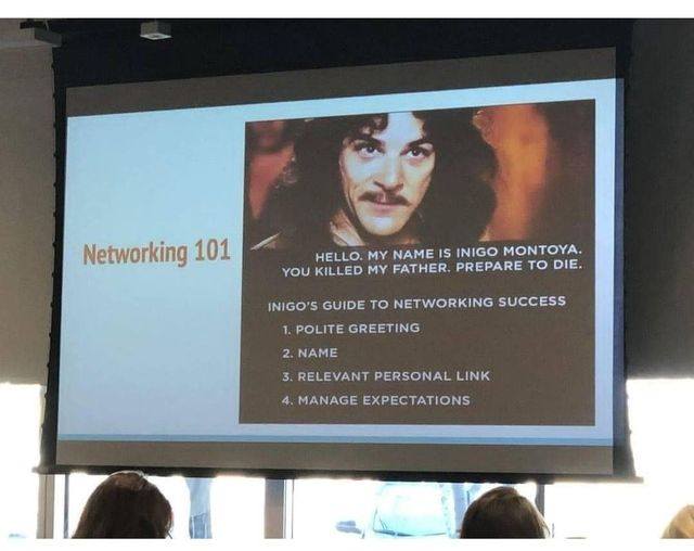 Networking 101 by Inigo Montoya