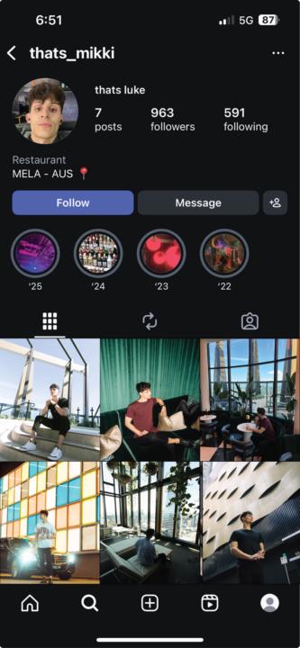 Instagram Feedback - Grid Work