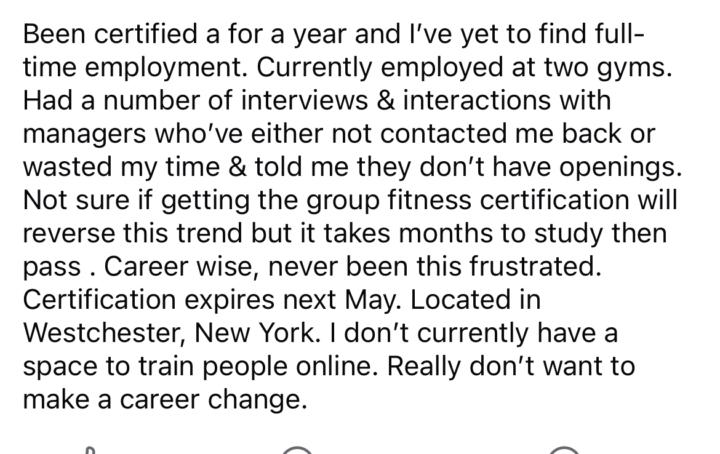 Personal Trainer Industry 