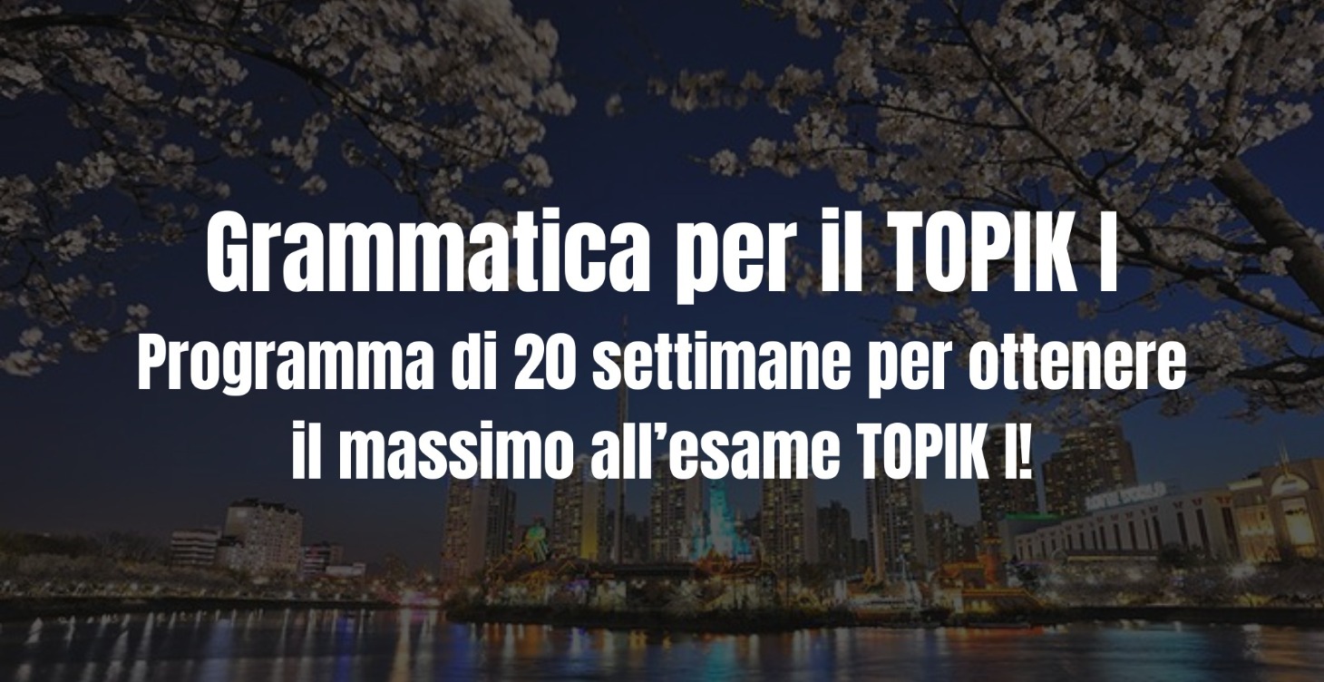 Grammatica per il TOPIK I