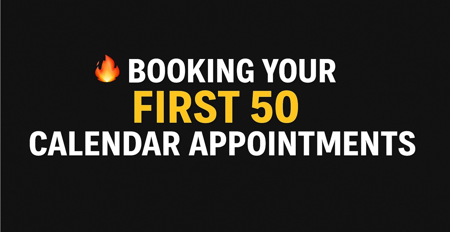 Booking Your First 50 Calendar Appointments