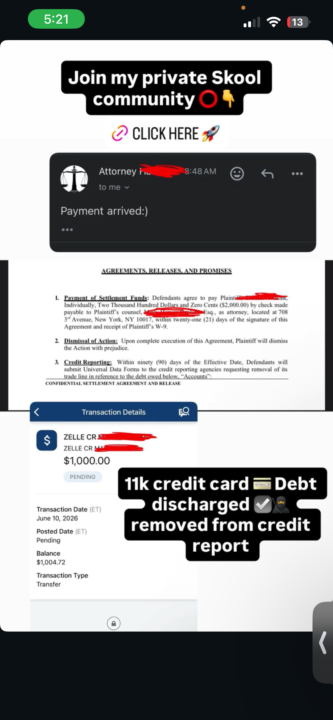 Just Settled Another lawsuit with LVNV 🚀👀📈