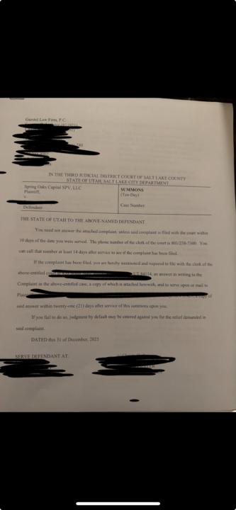 SUED BY DEBT COLLECTORS 🔴🔴🔴