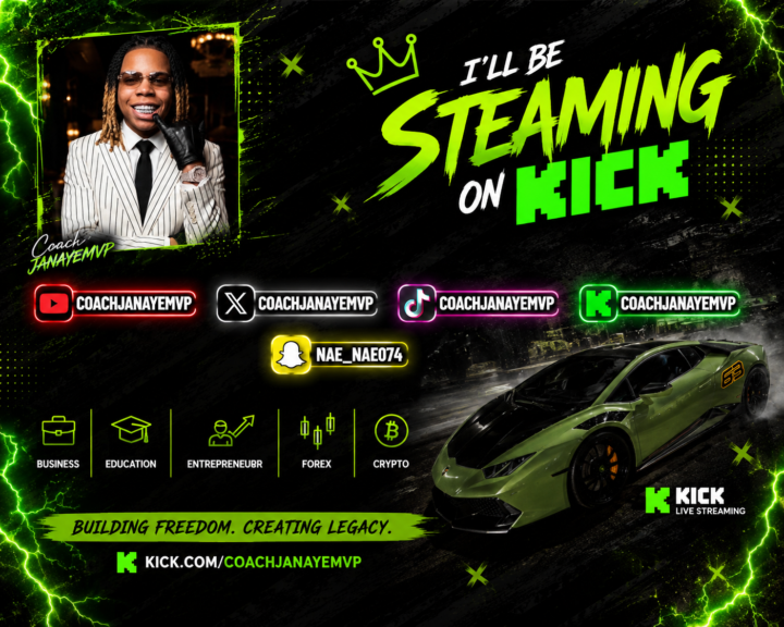 Streaming live on Kick 🔥🎉‼️