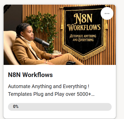 N8N Workflow Now In Classroom