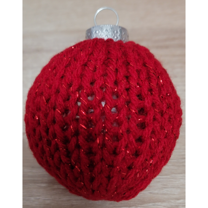 🎄 Knitmas Day 20 – Christmas Tree Ornament 🎄