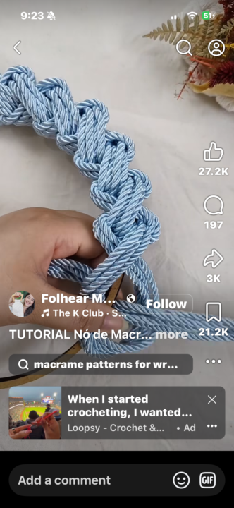 This looks marketable with I-cord