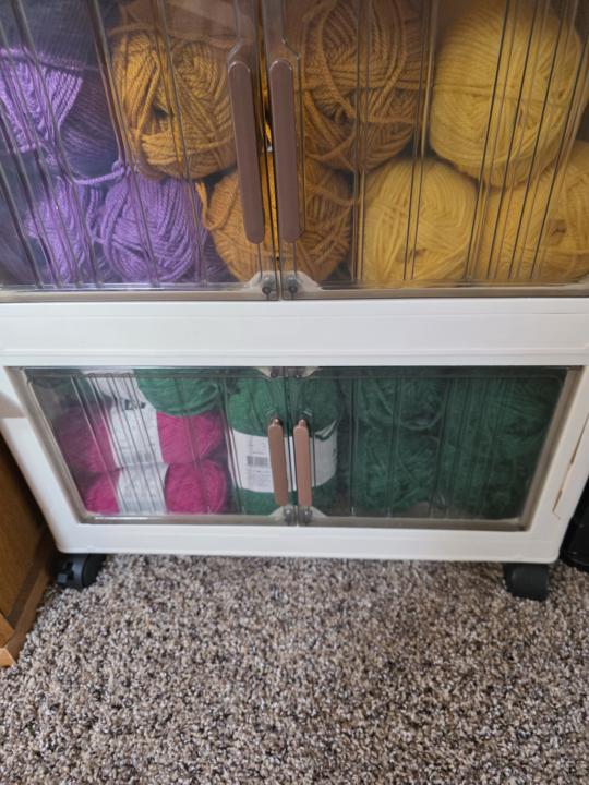 Some of my yarn stash!