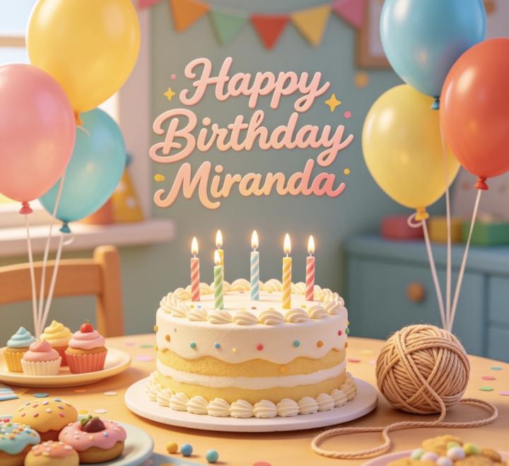 Happy Birthday Miranda