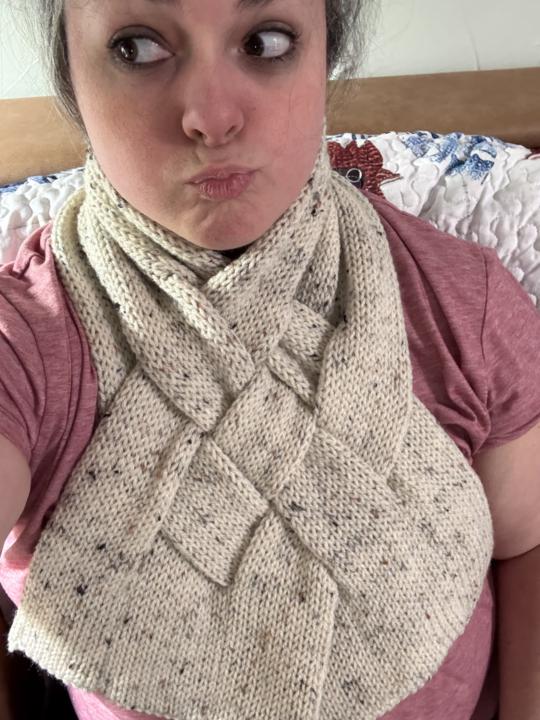 Finished scarf