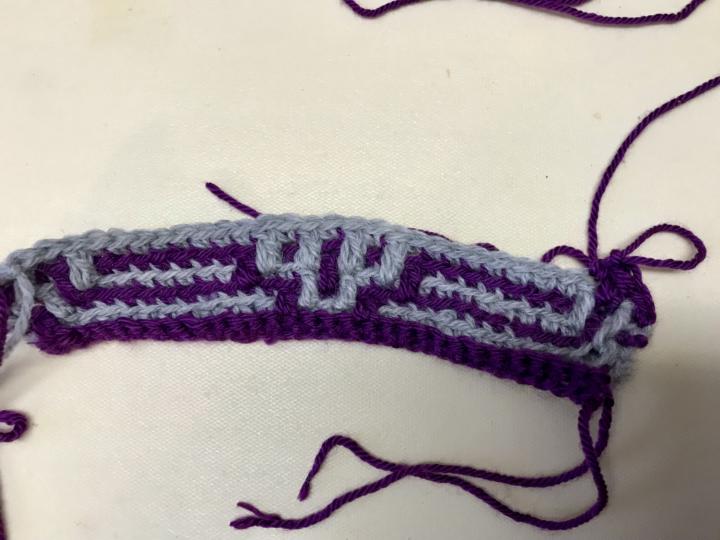 Mosaic crochet - crochet mosaïque.