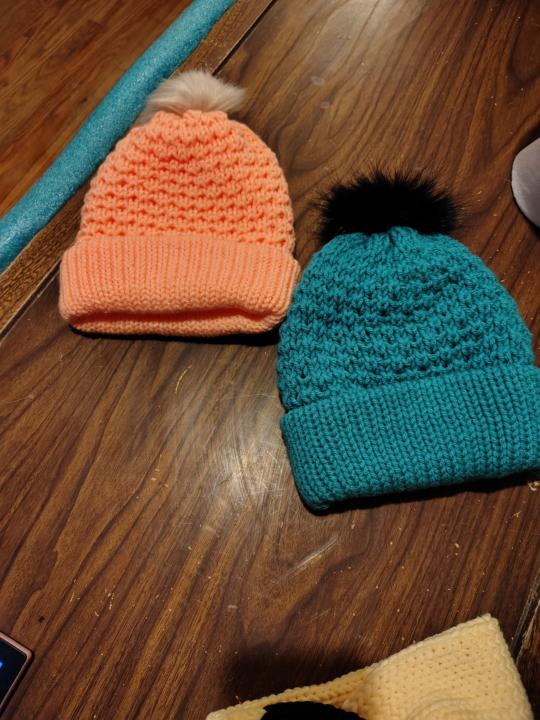 Ear warmers and hats
