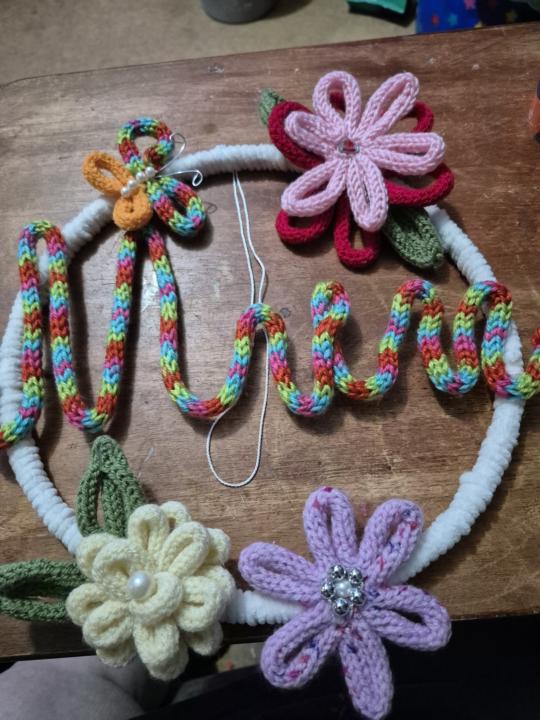 I cord knitting 
