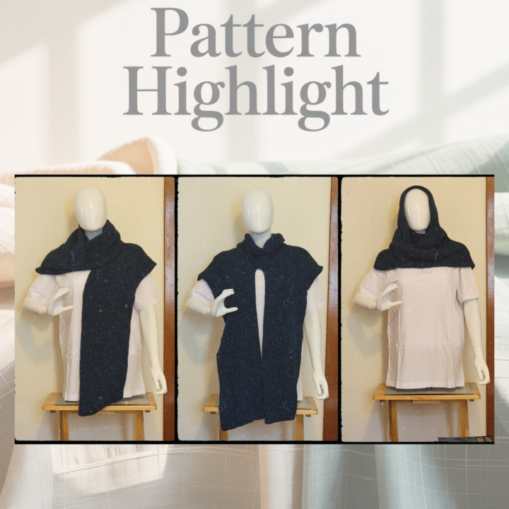 ❄️ Pattern Highlight – The 3-Way Winter Wrap ❄️