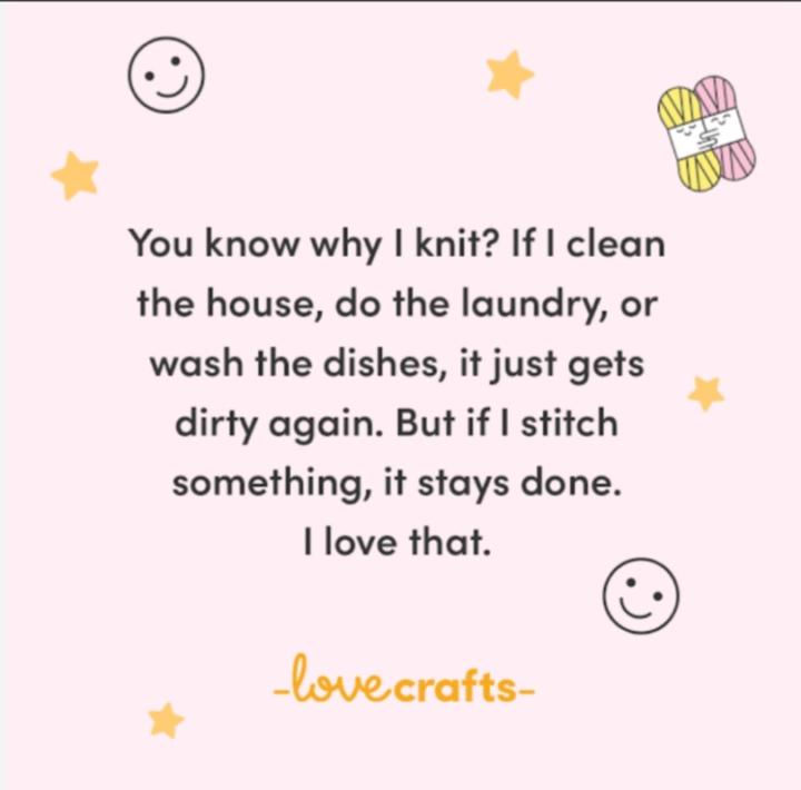 Why do I knit?