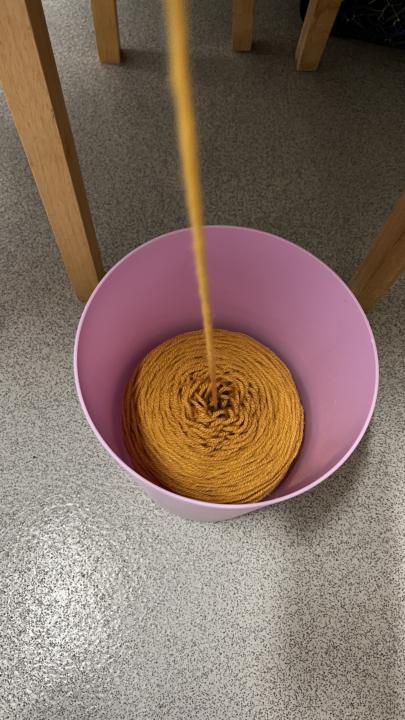 Kim’s got her metal bowl…