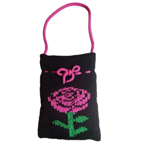 🌸💒 New VIP Pattern Release – Colourwork Flower Purse 💒🌸