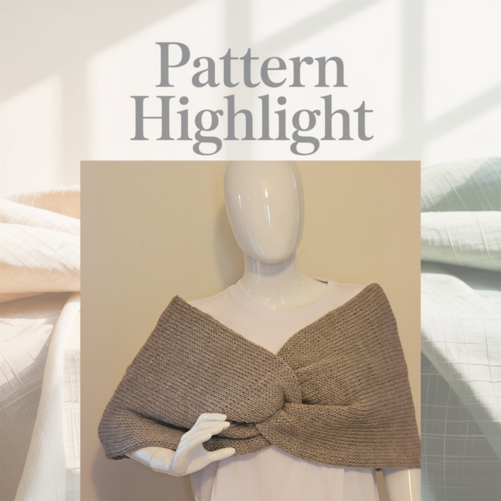 ✨ Daily Pattern Highlight – Evening Elegance Wrap ✨