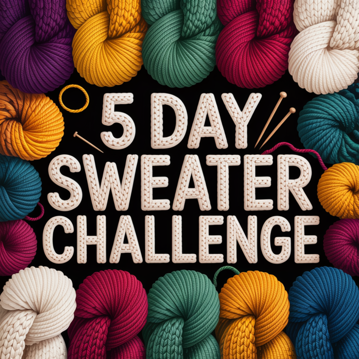 5 Day Sweater Challenge - Day 2 - Replay Posted