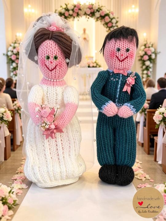 New VIP Pattern Release for June - Bride and Groom Dolls