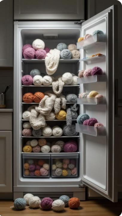 Futur storage space for yarn