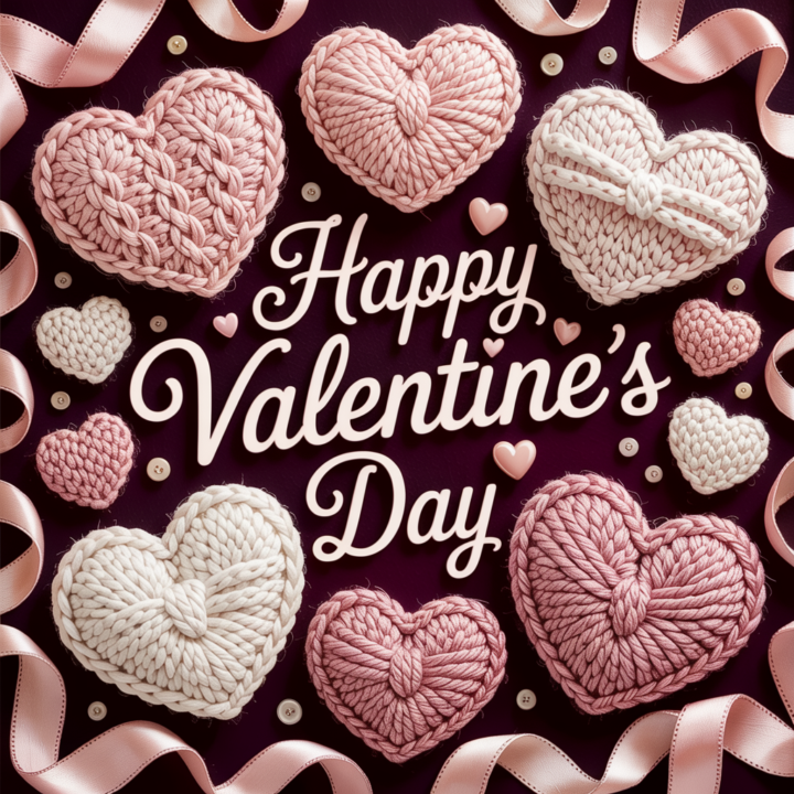 💗 Happy Valentine’s Day, My Beautiful Circular Machine Knitting Family 💗