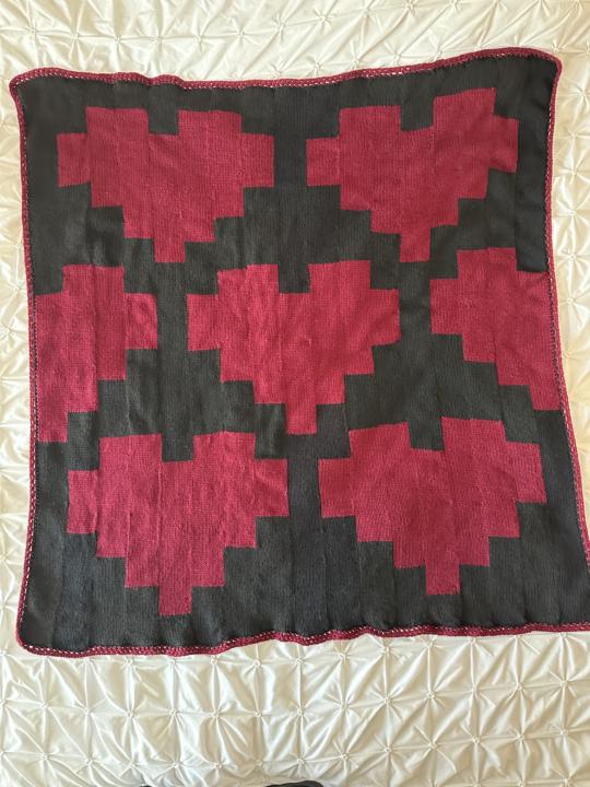 Hearts Blanket