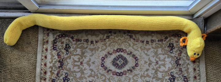 "Duckie" the door drafter