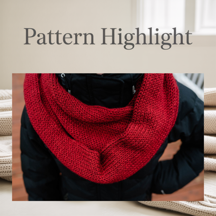 Daily Pattern Highlight – Infinity Scarf 🧣✨