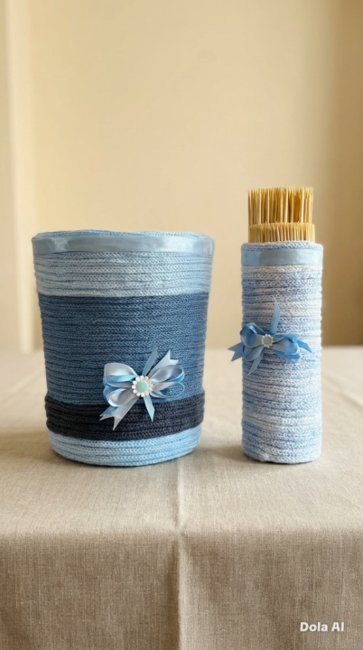 Pringle pot and waste paper bin