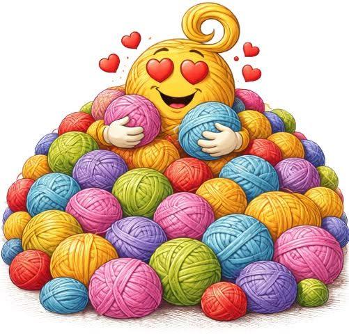 I love my collection of yarn!
