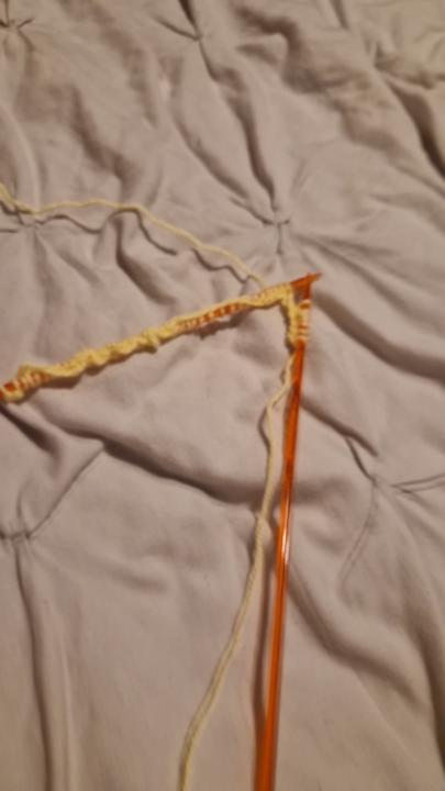 Hand-knitting  