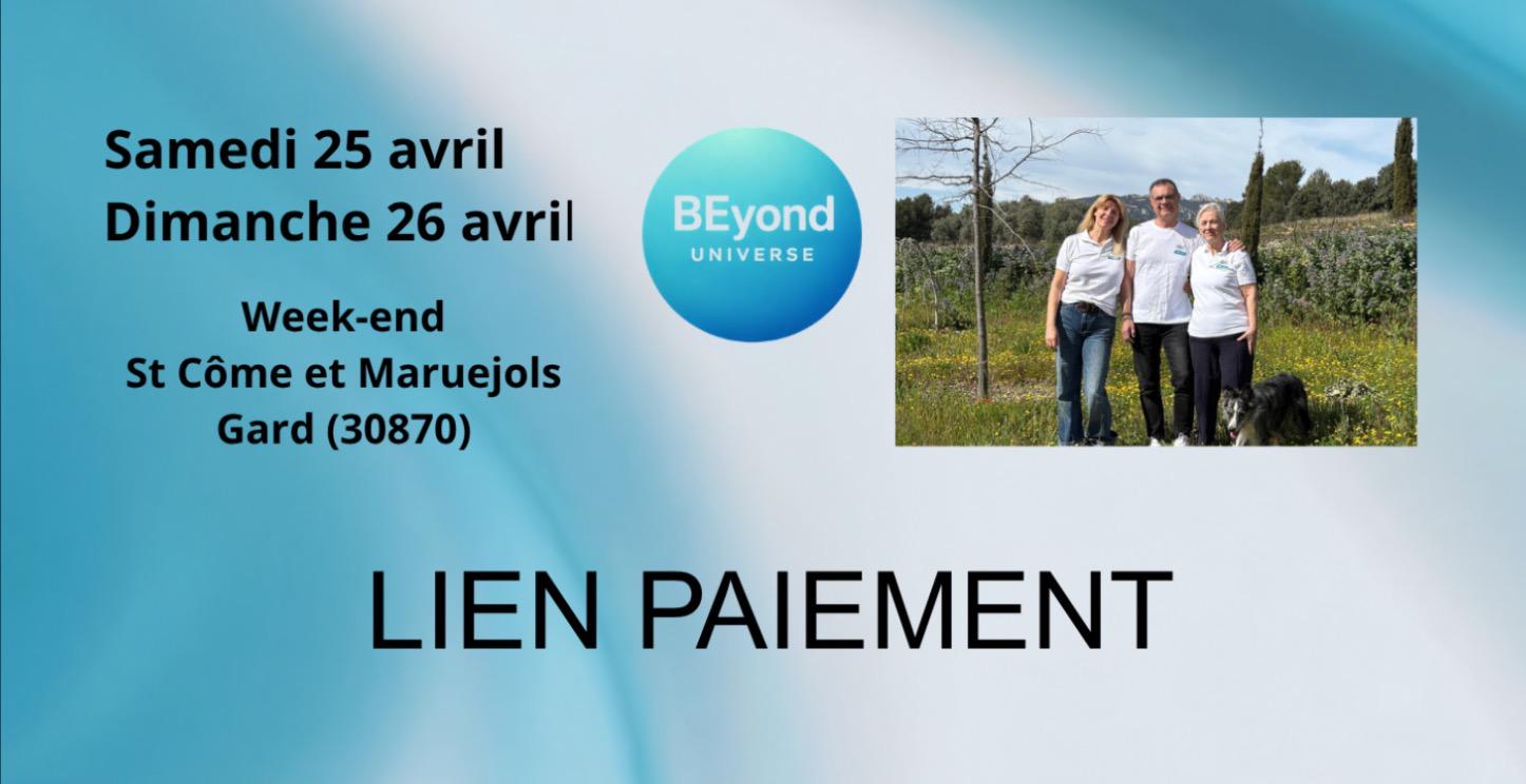 Weekend BEyond 25-26 Avril