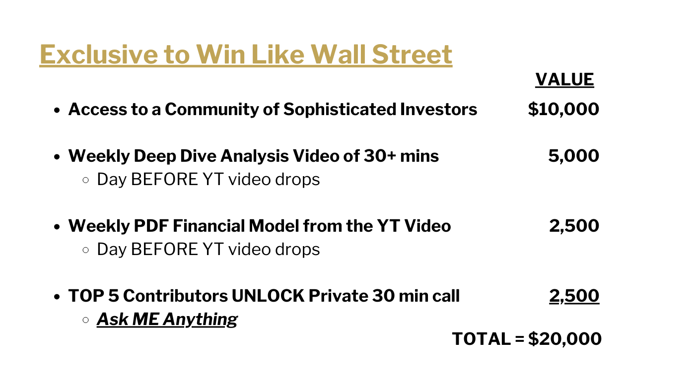 Win Like Wall Street