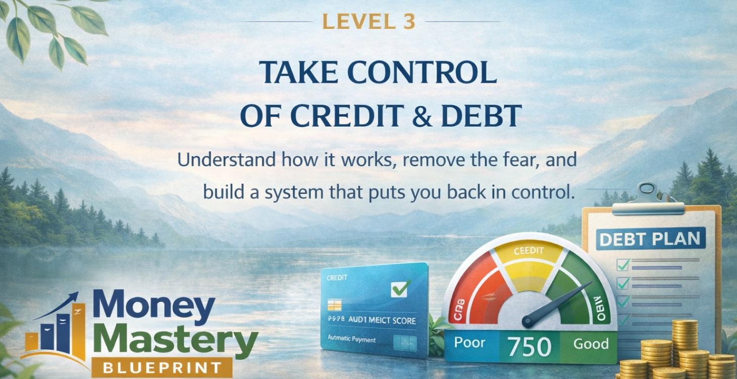Level 3 – Take Control of Credit & Debt