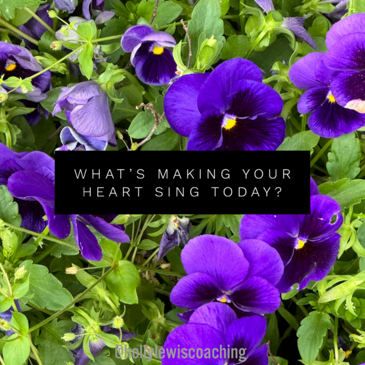 What’s making your heart sing today?