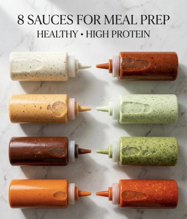 8 Homemade Sauces for Meal Prep🔥