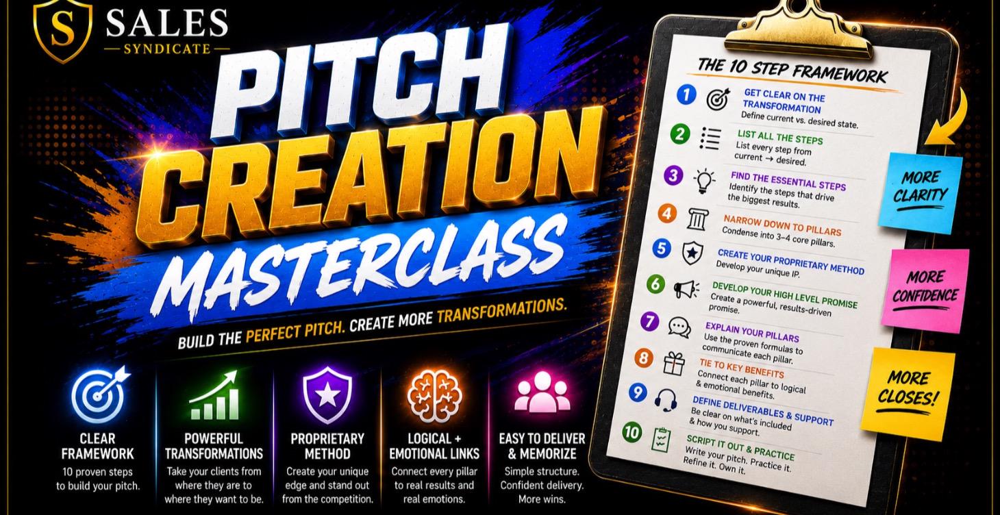 BONUS - Pitch Creation Masterclass
