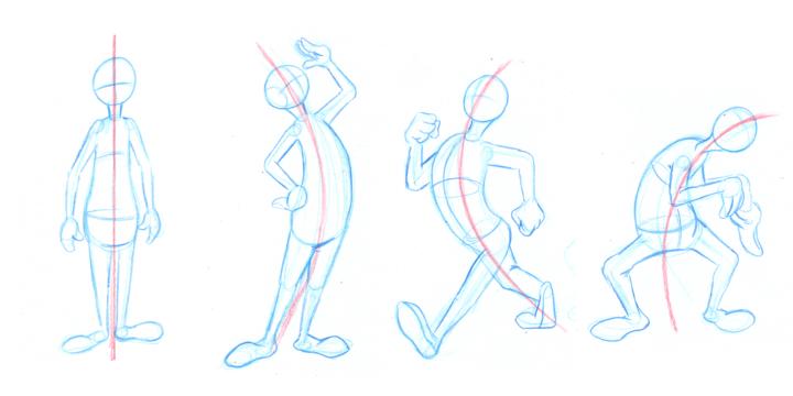 Gesture and Line of Action.