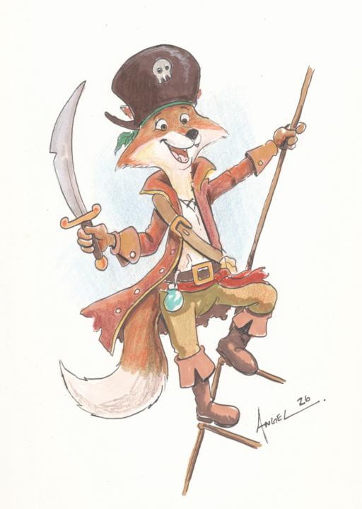 Aaarrrggg Pirate Fox
