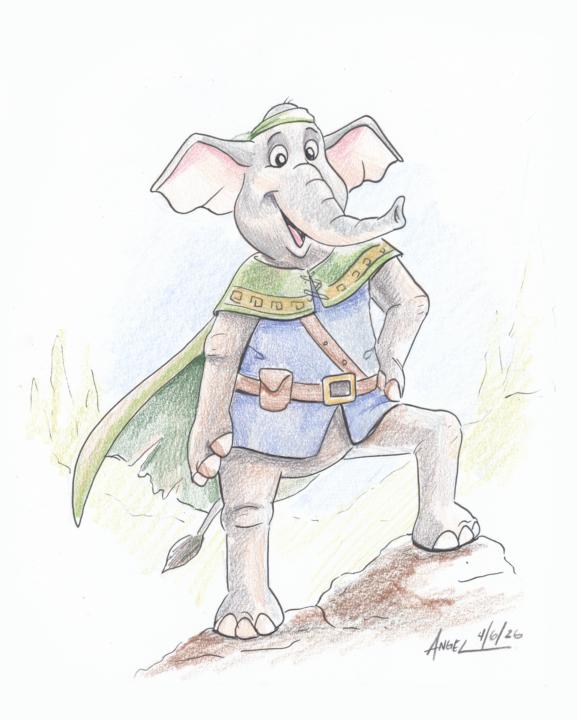 Elephant Explorer - Class Drawing April 6