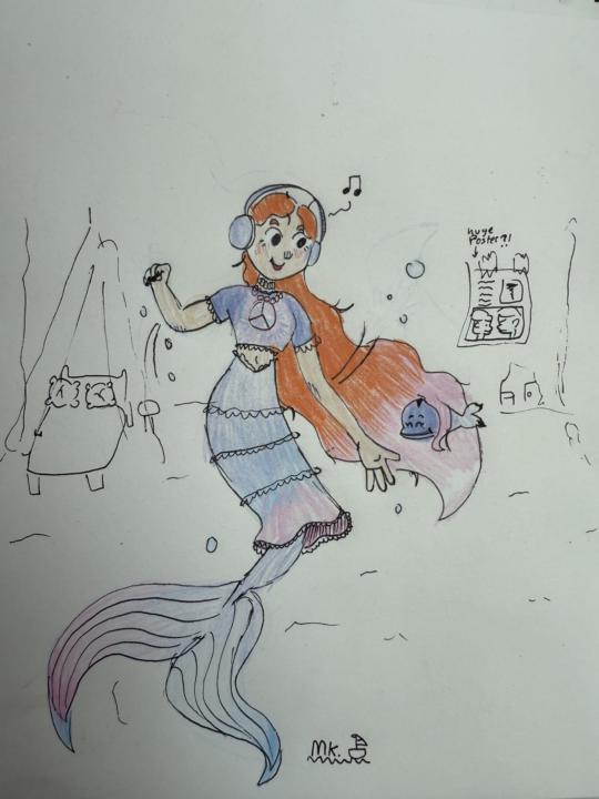 Musical Mermaid. 
