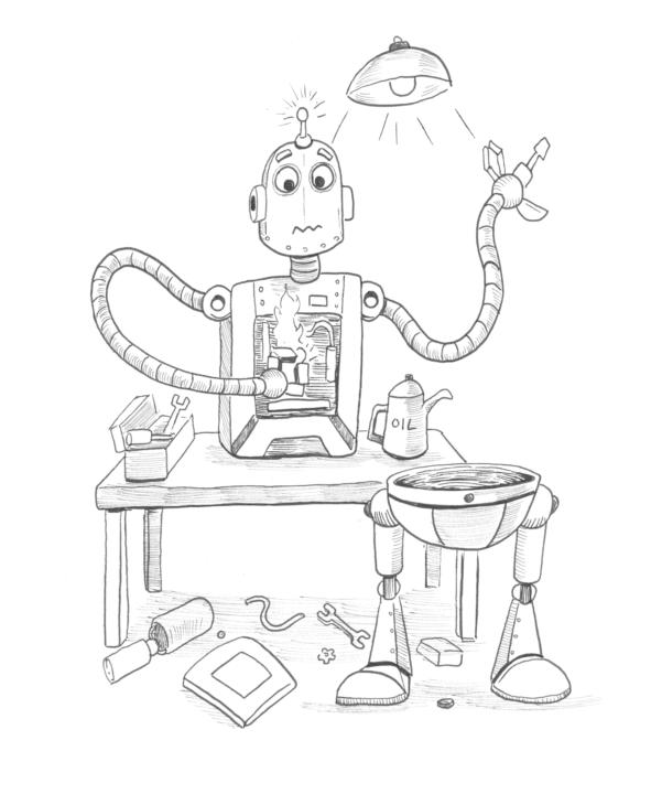 Robot Character April 30