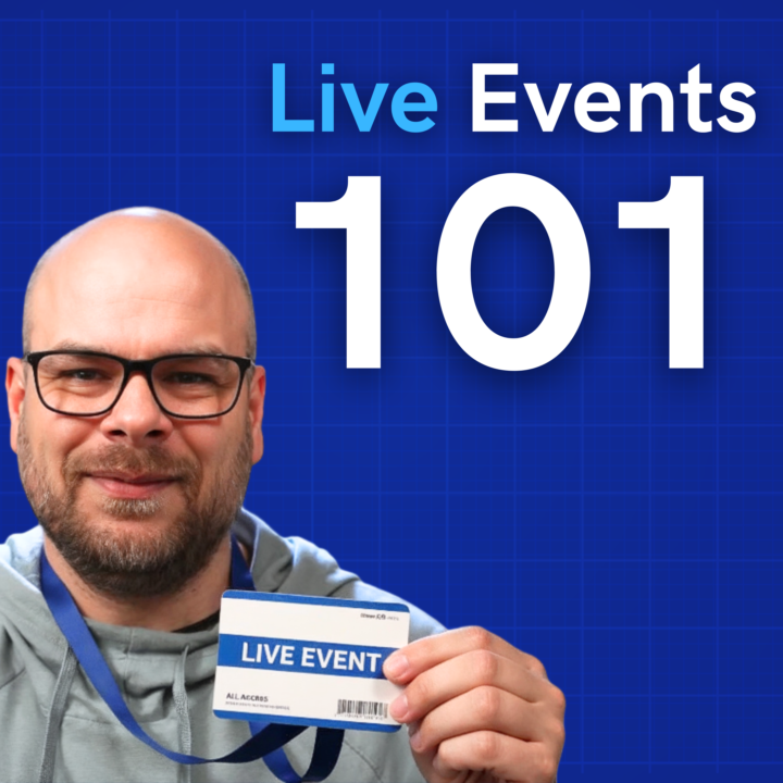 New Free Course - Live Events 101