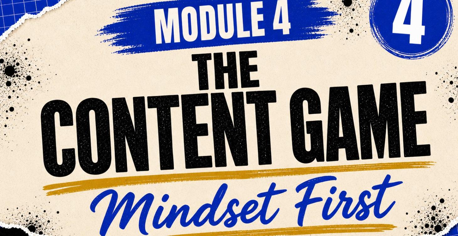 PART I OF III - THE CONTENT GAME