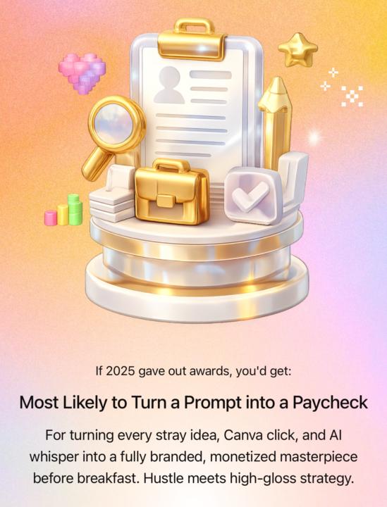 My 2025 ChatGPT Year in Review…Chatty actually said this about me. 🤭
