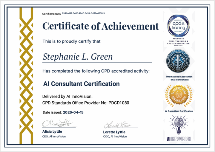 ✅AI Certification Complete