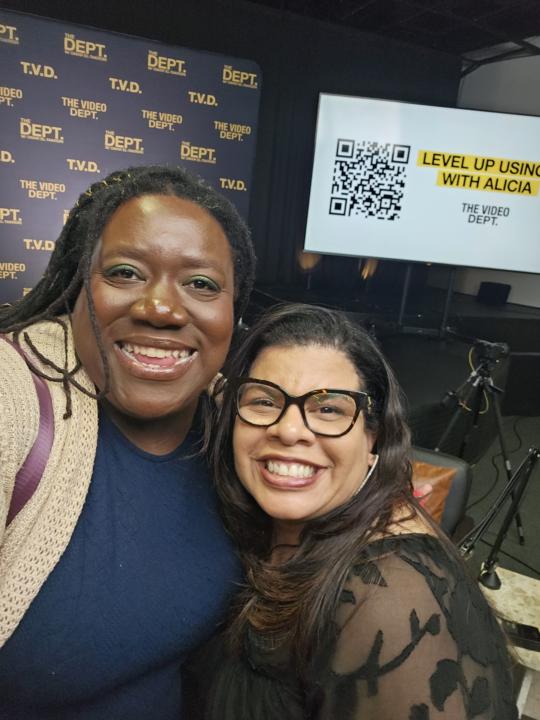 Y'all!  I got to meet the Queen of AI!