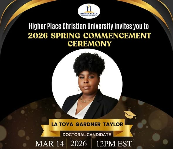 I was nominated to receive my Honorary Doctorate