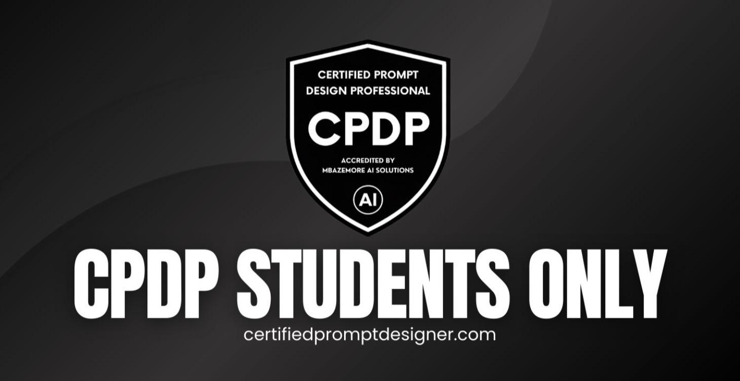 CPDP Students Only